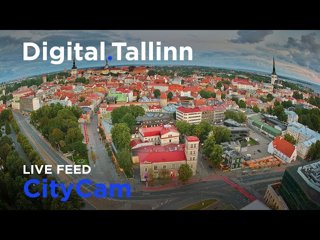 24/7 Live Stream 4K - Digital.Tallinn CityCam