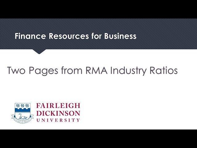 Two Pages from RMA Industry Ratios