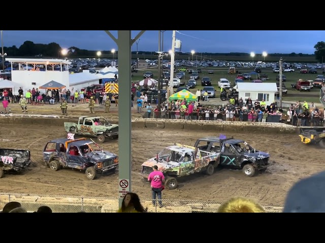 Boone County Fair 2023 Demo Derby Trucks