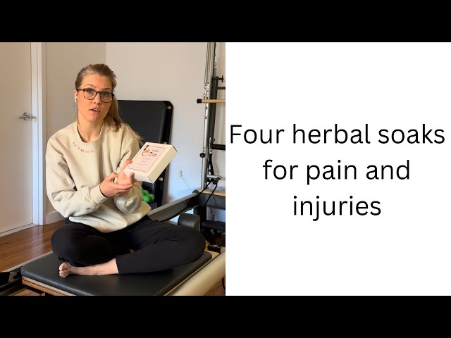 Cure your pain and injuries faster with the help of herbal soaks