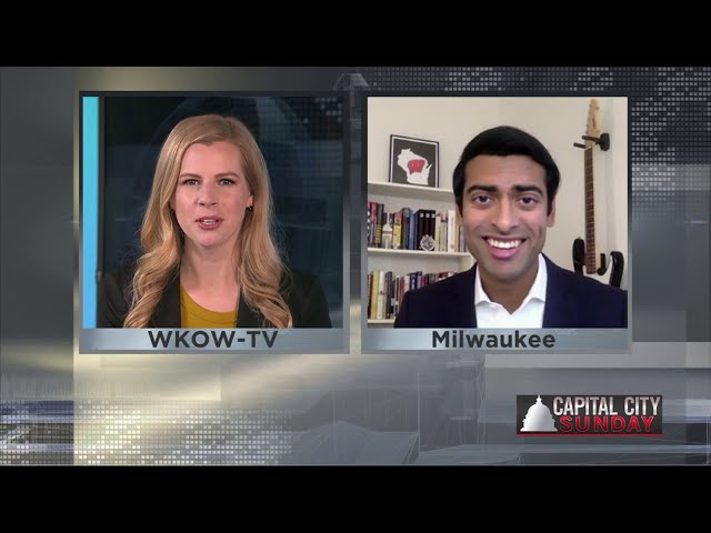 Steven Olikara, Founder and CEO of the Millennial Action Project on Capital City Sunday of WKOW News