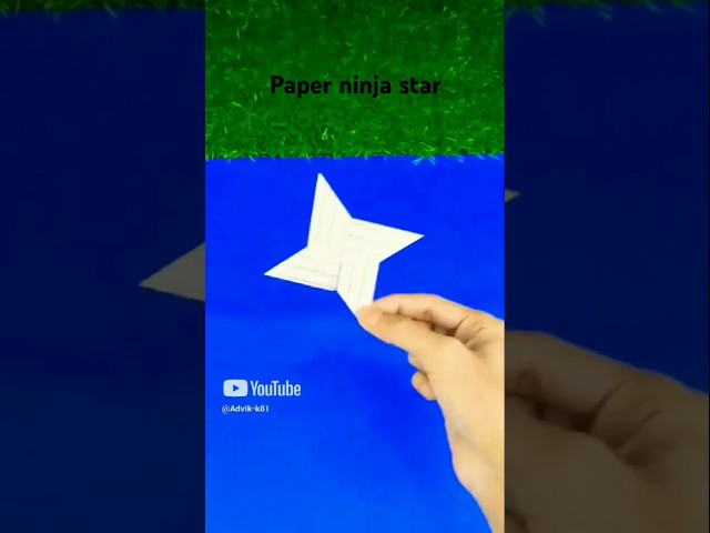 Paper ninja star #shorts #youtubeshorts #advikcraft #trendingshorts