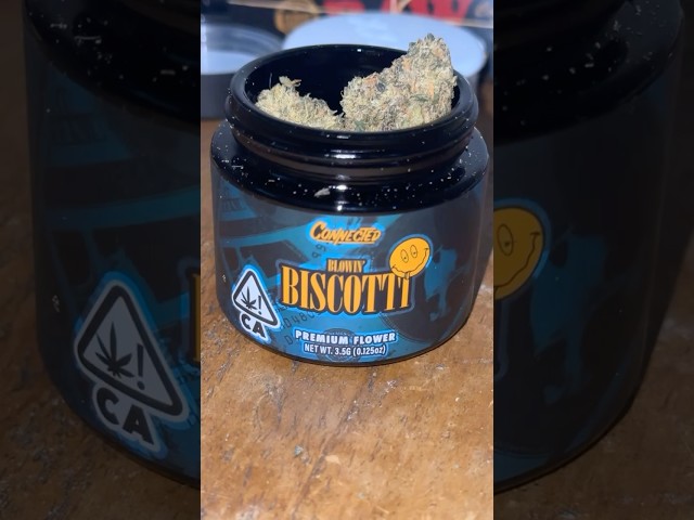 Blowin Biscotti Connected California Weed Glass Jars