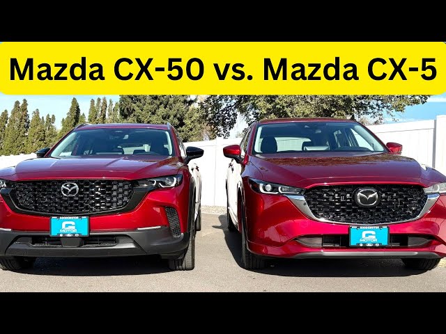 2025 Mazda CX-50 Vs. Mazda CX-5 | Comparison Review