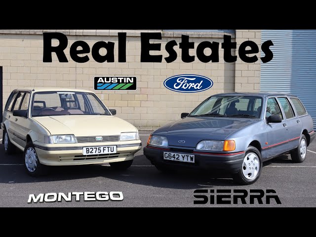 Ford Sierra vs Austin Montego - 80s Real Estates! (1989 Sierra 1.8 L & 1985 Montego 1.6 L Road Test)