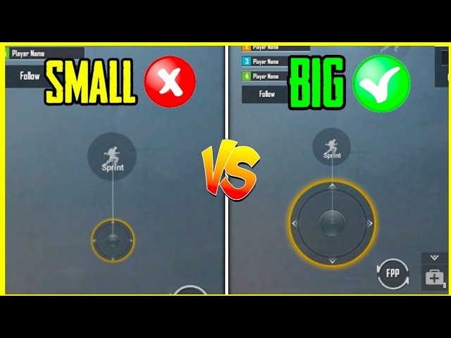 🔥JOYSTICK BEST SIZE AND POSITION | PUBG MOBILE TIPS AND TRICKS