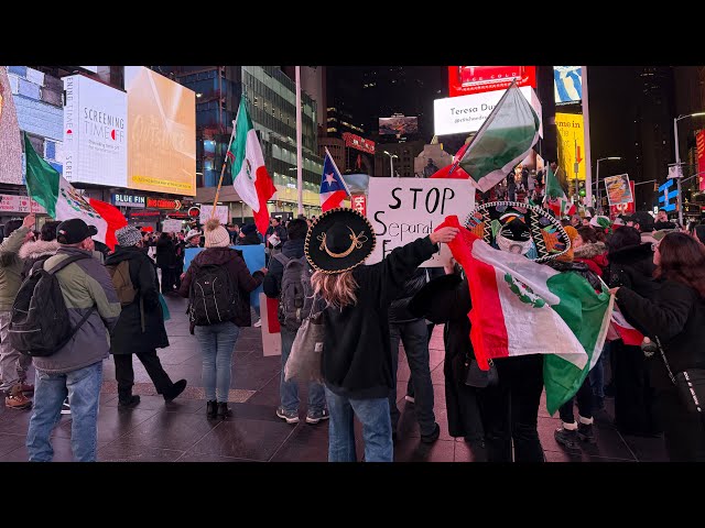 New York City: Mexican Protests Against Stop Separating