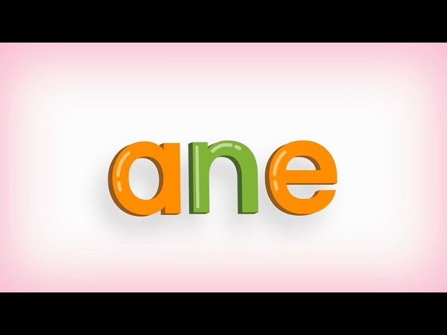 -ane, -ate, -ape l Long Vowel a l Word Chant l Best Phonics