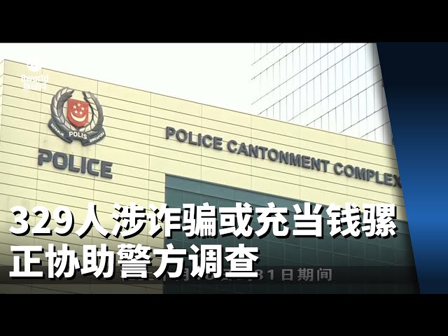 329人涉诈骗或充当钱骡 正协助警方调查