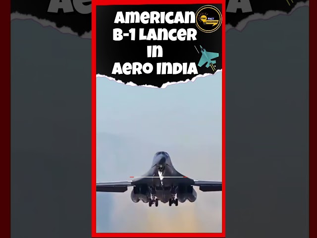 American B-1 Lancer in #aeroindia2025 Benhaluru #fighterjet