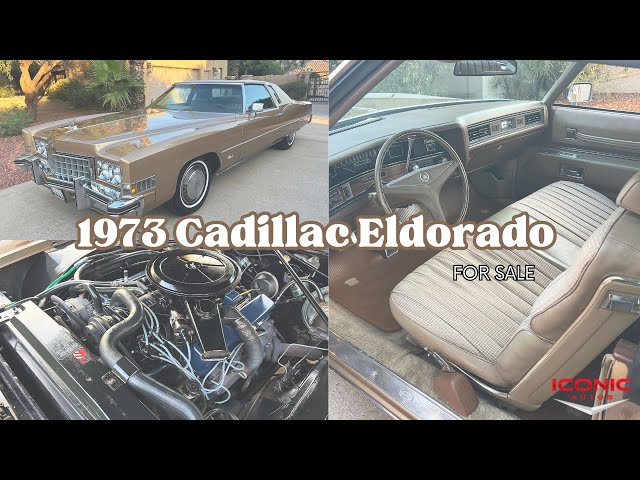 1973 Cadillac Eldorado 2dr HT Coupe - Only 10K Original Miles - Original, Survivor - MINT! For Sale!