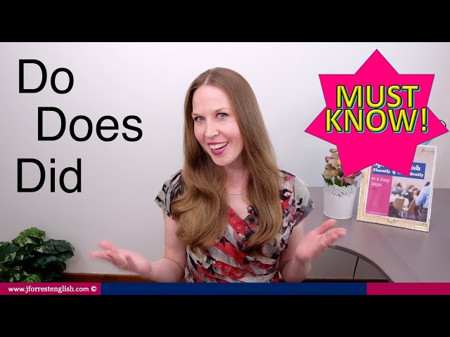 Do, Does, Did - Basic English Grammar