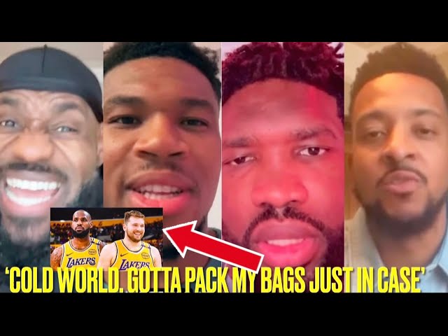 Lebron, Giannis & NBA PLAYERS REACT To Luka Doncic Trade To Lakers For Anthony Davis