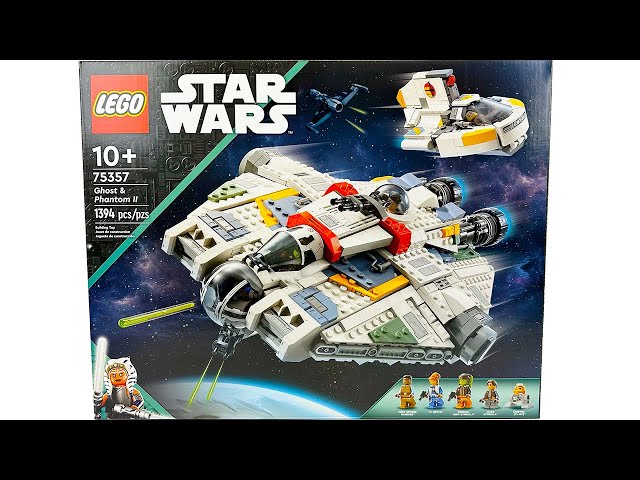 LEGO Star Wars Ghost & Phantom II (75357) Review!