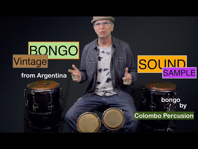 Colombo Percusion Vintage Bongo Sound Sample