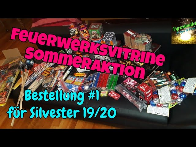 Feuerwerksvitrine Unboxing | Sommeraktion 2019 | Pyrozündler