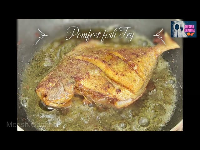 Pomfret Fry Recipe | Fish Fry Indian Style | Fish Recipes | Merish Channel