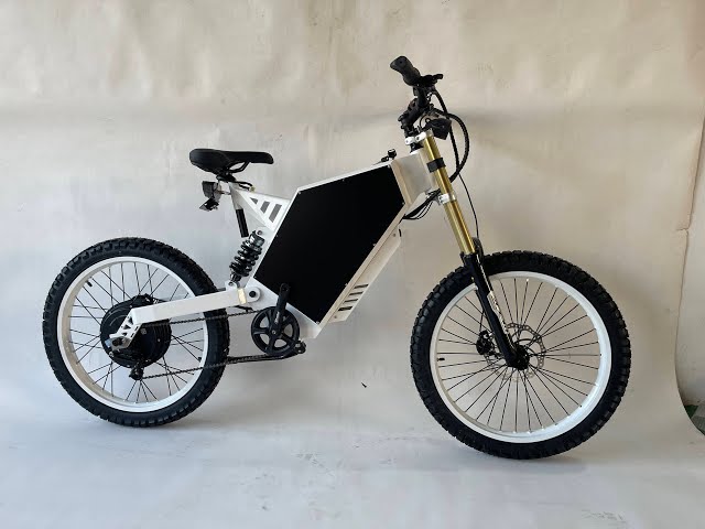 K8 STEALTH BOMBER ENDURO E-BIKE : HALF POWER TEST - 360° VR : HIT 46+MPH STILL FASTER THAN A SUR-RON