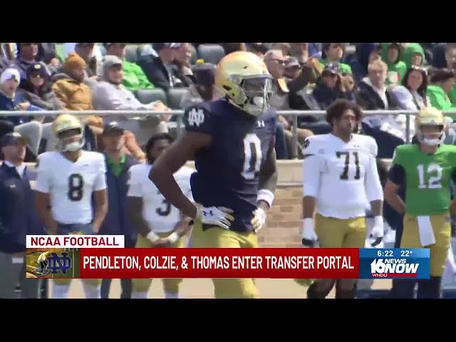 3 Notre Dame football players enter transfer portal