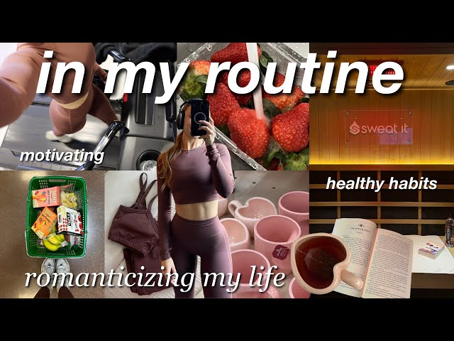 my PRODUCTIVE routine 🎀 romanticizng my life + staying consistent!