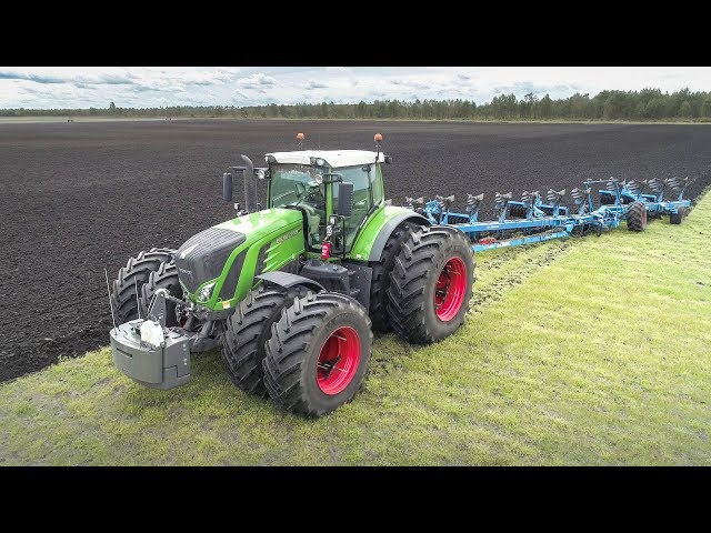 🇫🇷 XL PLOUGHING in France - Twin Wheels Fendt 933 + Lemken 12 furrow