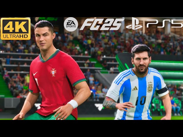 EA FC 25 Rush Mode Gameplay | Ronaldo Vs Messi | Portugal Vs Argentina PS5 4K60