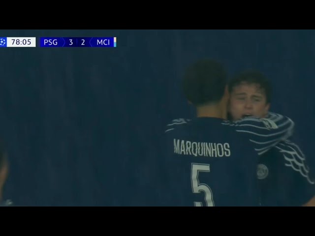 Joao Neves Goal | PSG vs Manchester City 4-2 | Highlights | Champions League 24/25