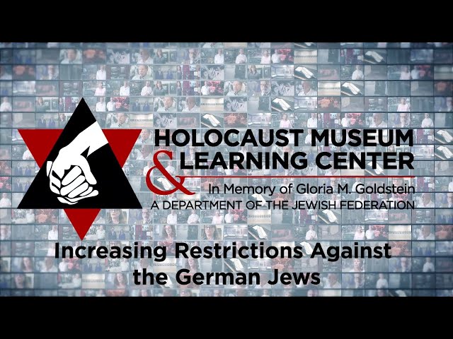 5. Increasing Restrictions Against the German Jews