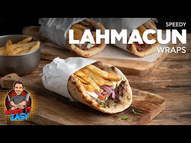 Speedy Lahmacun Wraps | Make It Easy | Akis Petretzikis