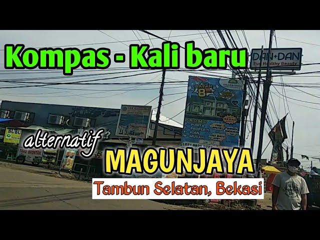 jalur alternatif KOMPAS - MANGUNJAYA lewat simpang lima | Tambun selatan | info jalan bekasi