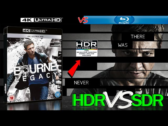 The Bourne Legacy 2012 HDR ANALYSIS 4K UHD Blu Ray REVIEW vs 1080p BD SDR 100nits #TRUE_DIFFERENCE