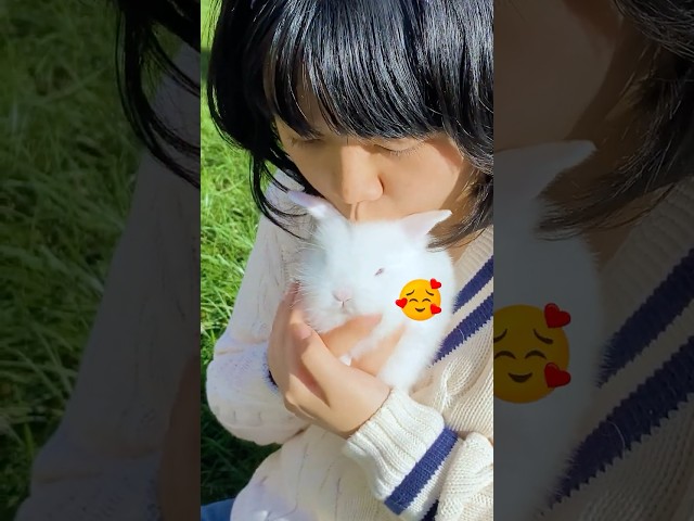 Tag someone who deserves your fluffy love!  #cutebabyfunny #funnyvideo #bunny #cute