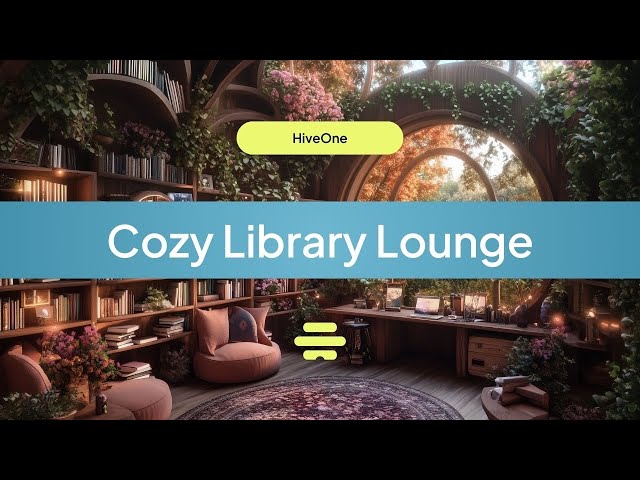 📚 Cozy Library Work With Me | Focus Music for Entrepreneurs | Build with HiveOne.io 🚀