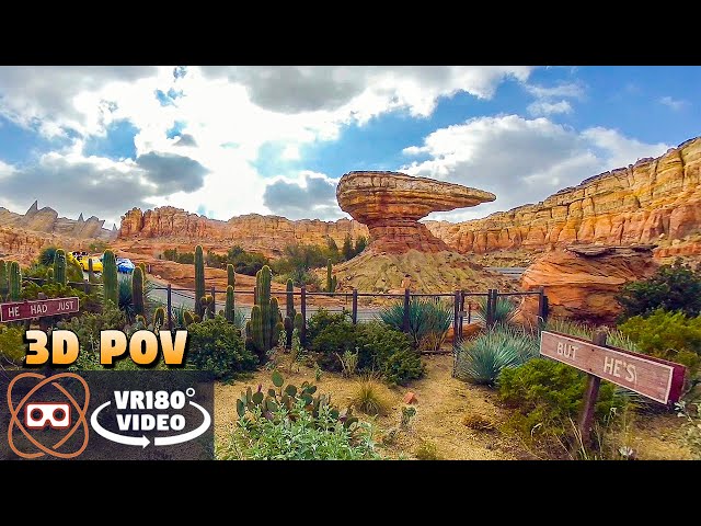 [VR180] Radiator Springs Racers Disney California Adventure Cars Ride