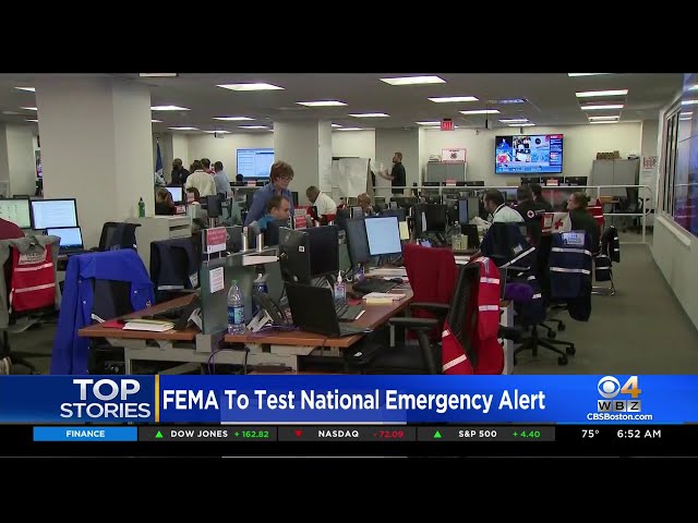 FEMA To Test National Emergency Alert On Phones, TVs and Radios Thursday Afternoon