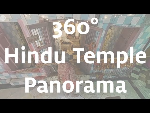 Hindu Temple Interior (Varanasi) 360-DEGREE panorama