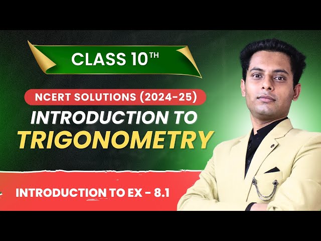 Class - 10 Ex - 8.1 (Trigonometry) NCERT CBSE | class 10 Trigonometry Introduction #trignometry