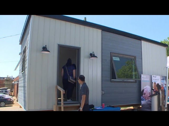 Students build tiny homes for a First Nations community