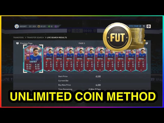 *NEW* UNLIMITED COIN METHOD IN FIFA 23 ULTIMATE TEAM | FIFA 23 SNIPING FILTER