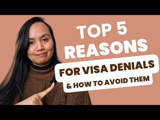 Top 5 Reasons for Visa Denials and How to Avoid Them | Rudz Travel 2025