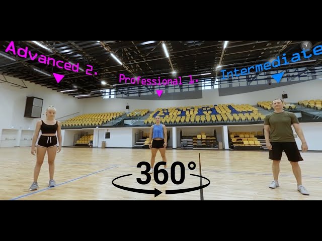 Bodyweight workout from beginner to professional level (360° video)