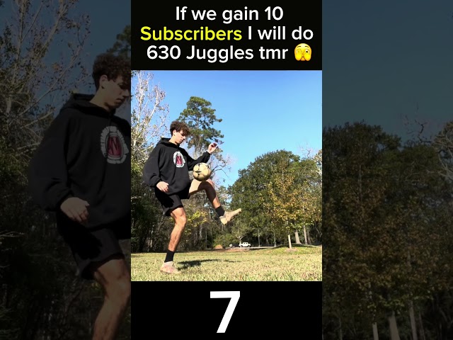 The HARDEST 15 juggles of my life… #jugglingballs #soccerskills #jugglinglife #soccertricks #soccer