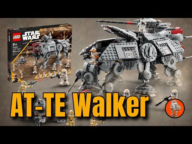 LEGO STAR WARS: AT-TE Walker Unboxing & Review! - Set #75337