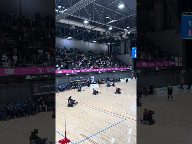 FIPFA 2023 Sydney World Cup Final: England 🏴󠁧󠁢󠁥󠁮󠁧󠁿 v France 🇫🇷 One minute left #powerchair #shorts