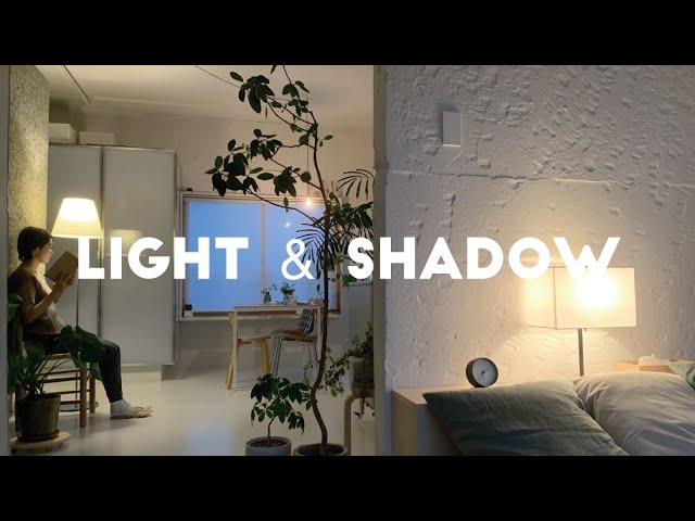 [Night Interior] Cozy living lights | Dark places soothe your mind | Sustainable lighting