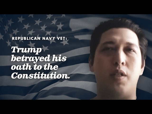 Glenn served 8 years in the Navy. He knows that President Trump has broken his oath of office.