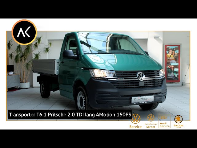 Volkswagen Transporter T6.1 Pritsche 2.0 TDI lang 4Motion 150PS - Bay Leaf Green Metallic - 360°