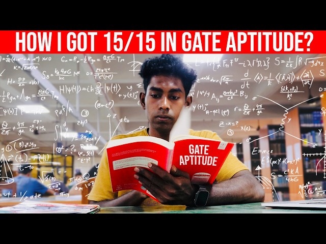 GATE 2025 Ideal 5 Day Aptitude Preparation Strategy| Free Resources