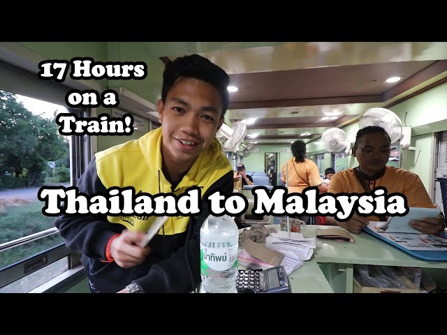 Bangkok Thailand to Penang Malaysia by train.