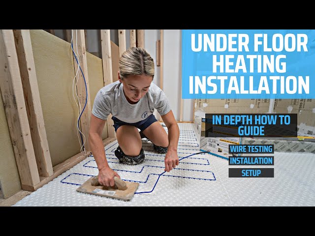 How to: Install heated floors for tile